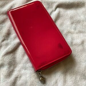 ALEXANDER MCQUEEN Hot Pink Wallet Damaged Please Read Description